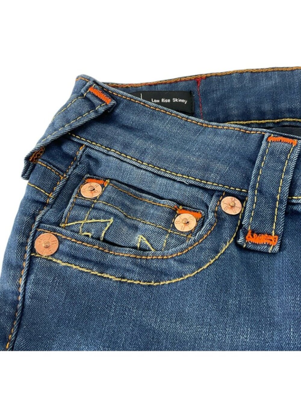 True Religion Jeans Womens Sz 27 Stella Low Rise Skinny Dreamcatcher Stretch Nwt - Picture 6 of 12